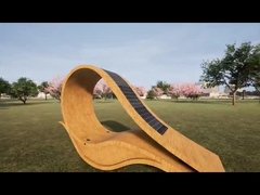 چراغ باغی LED متحرک خورشیدی 8 واتی ضد آب کنترل از راه دور