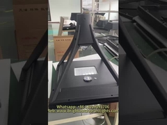 چراغ خورشيدي آلومينيومي با آب ضد آب IP65 طرح الماس جديد