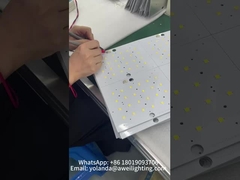 فرآیند نصب تراشه و لنز چراغ باغ خورشیدی
