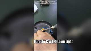 چراغ چمنی 12 واتی LED با محفظه آلومینیومی ریخته گری که در پارک ها و جاده ها استفاده می شود.