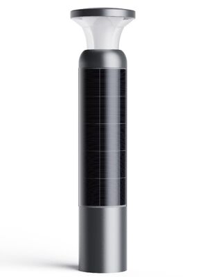 خرید 3.2V 24AH Aluminum Solar Bollard With PC Lens And Glass Cover Waterproof IP66 Used In Parks. online manufacture