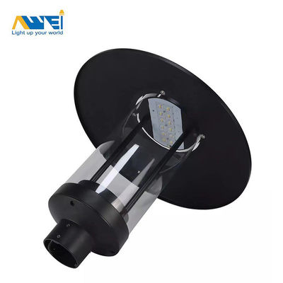 30W-80W سیاه خانه باغ نور ضد آب IP66 ستون بالا سری چراغ 5 سال گارانتی چراغ های حیاط برای خیابان ها و باغ ها