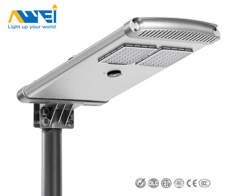50W - 150W نور خیابانی LED خورشیدی با کارایی بالا کنترل از راه دور برای جاده های شهری، چراغ های پارکینگ